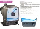 Bomba dosificadora electromagnética PDE HC200+ CST M70 240V PP-GL-VT, 1,8-14 l/h, 20-1 bar