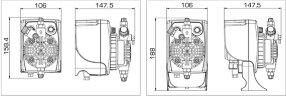 Pompe doseuse PDE PKX MA/AL 07-02 230V/240V