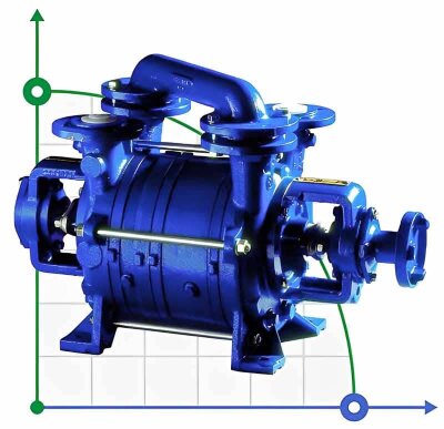 Vacuum pump PW.4.21.1.1010.1 without motor, frame and coupling