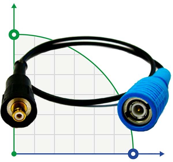 Coaxial cable for electrodes, 3m
