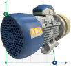 ADH 130 PP/A/3HP/TF/2800/BSP - горизонтальный центробежный насос