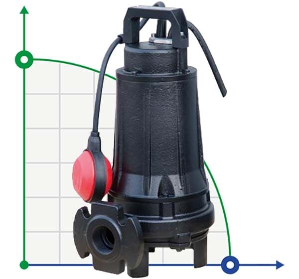 Bomba sumergible Dreno GRIX 32-2/110 M/G con sistema de corte