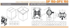 DP 150 AL/SN - Pompe à membrane pneumatique haute pression DiaPump