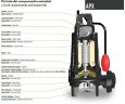 Dreno APX 32-2/150 M fecal pump with two-channel impeller