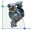 DP 10 SS/S - pneumatische Membranpumpe