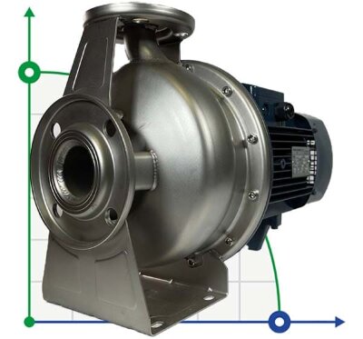 BZm 32-160/1,5 Kreisel-Monoblock-Würzepumpe aus Edelstahl
