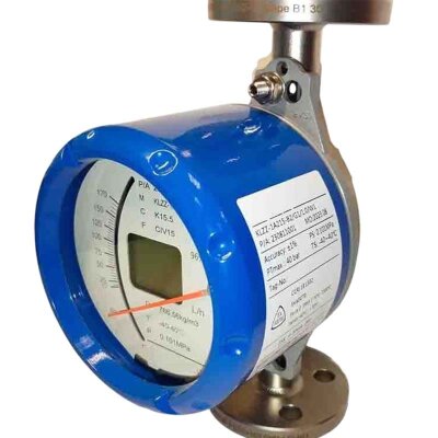 DN15 Caudalímetro de acero inoxidable rotámetro KLZZ PN40 (alcohol 96%), 17...170 l/h, 4-20mA, Ex