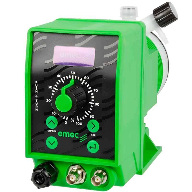 Multifunctional solenoid metering pump EMEC KMS MF LPV for liquids with low viscosity 2-18 l/h, 18-2 bar