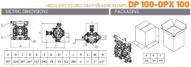 DP 100 DD/SN - Pompe à membrane pneumatique haute pression DiaPump