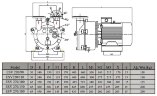 Вакуумний насос ESV 270/100, AISI 304, 285 м3/год, 7,5 кВт, 1450 об/хв