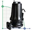 Tauchpumpe Dreno H2 HT-EX 65/2/152 C. 502 mit Zweikanal-Laufrad