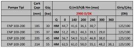 Einstufige Konsolenpumpe ENP 100–200, 37 kW, 2900 U/min auf Rahmen mit Motor