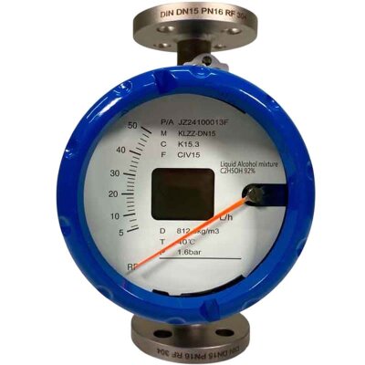 DN15 Витратомір ротаметр з нержавіючої сталі KLZZ PN6 (liquid alcohol mixture C2H5OH 92%), 5-50  l/h, 4-20mA, Ex