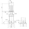 Вертикальный многоступенчатый насос GRUNDFOS CRI 10-22 A-P-T-E-HQQE 96549373