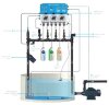 Hydroponik, Hydroponiksystem PROSYSTEM AQUA mit pH&EC Plus Controller, 0–4 l/h (pH-Pumpe und 3 Düngerpumpen)