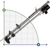 Pompe verticale électrique Veneroni LVEM 10, 9,2 kW, 2m, 144 m3/h avec hélice de mélange
