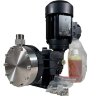 Насос дозировки флокулянта AQUA MSB, AISI 316L, 170 л/ч, 8 бар, 0,18 кВт, 380В мембранный моторный