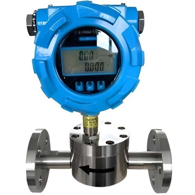 DN40 Zahnrad-Durchflussmesser aus Edelstahl GF25 DN40 (fresh NMP liquid (impurity-free) 1.000–12.000 l/h, 4,0 MPa, Impuls/4–20 mA/RS485, 316L
