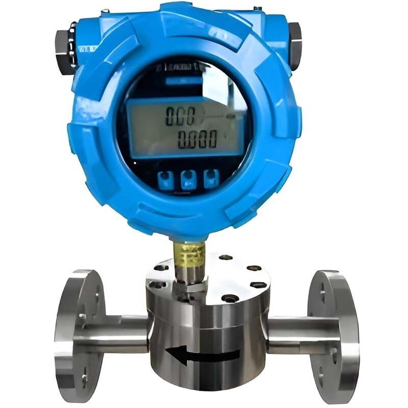 DN40 Zahnrad-Durchflussmesser aus Edelstahl GF25 DN40 (fresh NMP liquid (impurity-free) 1.000–12.000 l/h, 4,0 MPa, Impuls/4–20 mA/RS485, 316L