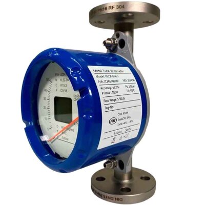 DN15 Витратомір ротаметр з нержавіючої сталі KLZZ PN6 (liquid alcohol mixture C2H5OH 96%), 5-50  l/h, 4-20mA, Ex