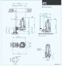 Dreno APX 32-2/150 T/G submersible pump with two-channel impeller