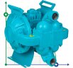 Pompe pneumatique à usage intensif DPH 20 AL-N