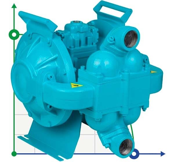 Pompe pneumatique à usage intensif DPH 20 AL-N