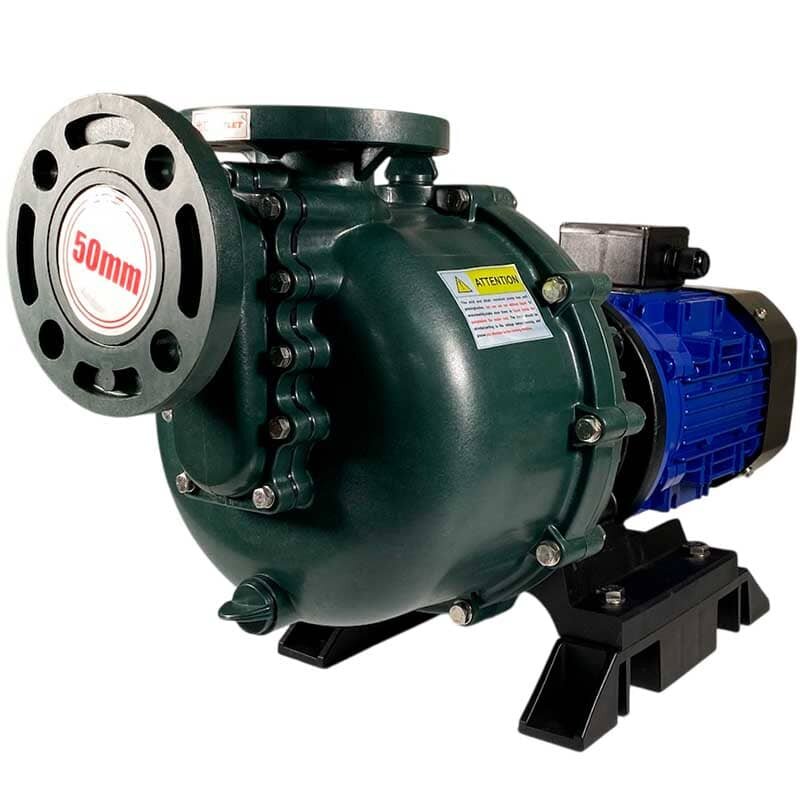 Насос для бромної води QHB-P-50032VAL-SSH5V38AGABS-3801, PVDF, 2,2kW, 380V відцентровий самовсмоктуючий