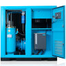Compresor de aire de tornillo inteligente PM VSD serie DM con caudal de aire 1,0-43 m3/min, potencia 7,5-250 kW, presión de trabajo 0,7-1,3 MPa