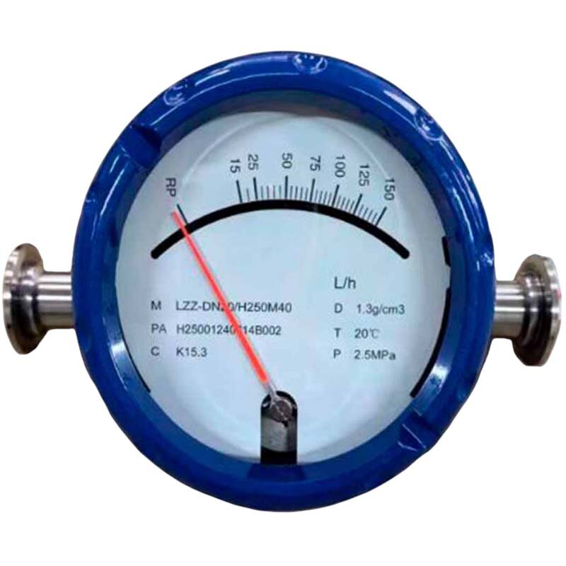 DN25 Расходомер ротаметр для C2H5OH 40% из нержавеющей стали KLZZ PN1, 100-1000 l/h Clamp