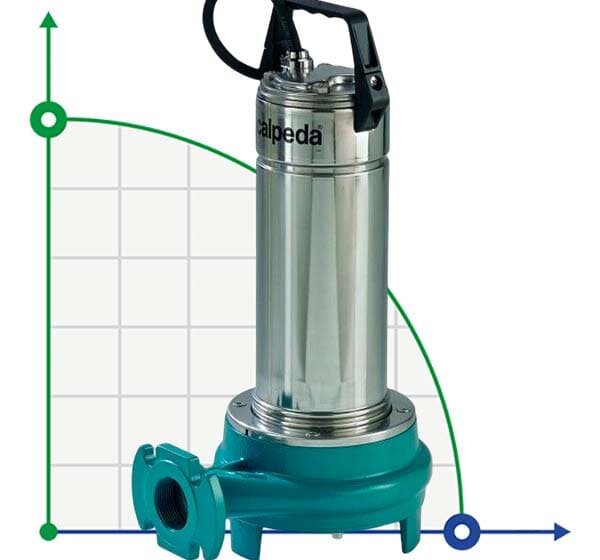Abwasserpumpe mit Mühle Calpeda GQNM 50-13 V230/50