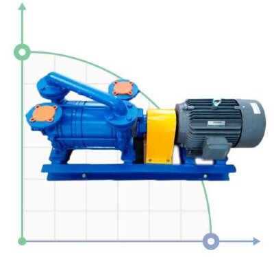 DLV-180 AISI304 water ring vacuum pump (with motor)