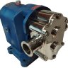 Pompe à lobes JKLB 150L 1 1/2 pouce, 1.09 m3/h, AISI 316 pour produits alimentaires