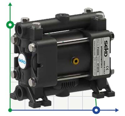 SEKO Duotek AF7 PP Pneumatische Membranpumpe