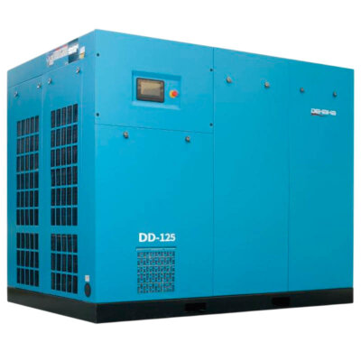 Two-stage screw air compressor DEHAHA DD series with air supply 2.55-73 m3/min, power 22-355 kW, working pressure 0.7-1.3 MPa