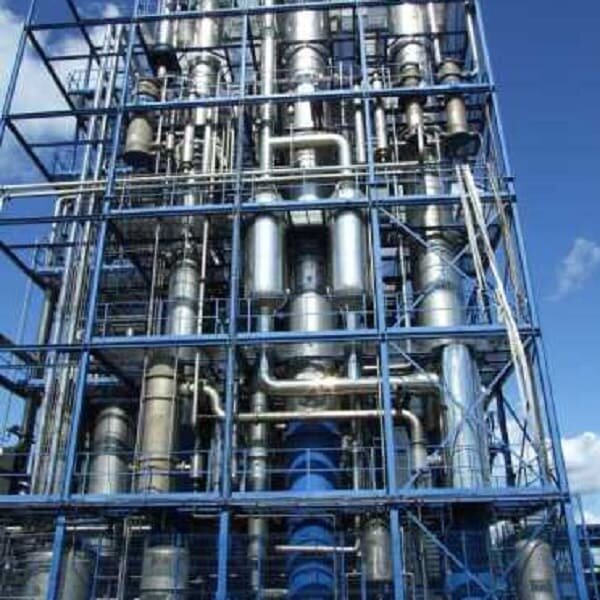 Plant for the production of alternative fuels, bioethanol