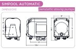 Перистальтичний дозуючий насос AQUA PDP SIMPOOL AUTOMATIC 03-01 230V - SANTOPRENE WHITE