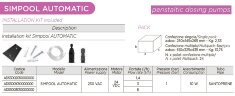 Перистальтичний дозуючий насос AQUA PDP SIMPOOL AUTOMATIC 03-01 230V - SANTOPRENE WHITE