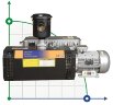 Pompe à vide Zinisan ZYVP-320 S/5,5 huile monocellulaire