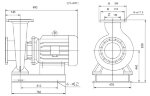 BGWB 125-400(I) (200/50), 45kW, 1480 Ех насос центробіжний горизонтальний