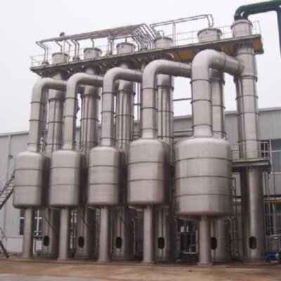 12T vacuum evaporation plant for evaporation of centrate of alcohol stillage of an ethanol plant 6000 dal/day