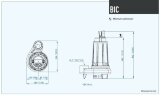 Канализационный погружной насос Dreno BIC EVO 50-2/150 T с двухканальным рабочим колесом