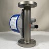 DN25 débitmètre rotamètre en acier inoxydable KLZZ PN16 (mélange d'alcool liquide C2H5OH 96%), 250-2500 l/h, 4-20mA, Ex