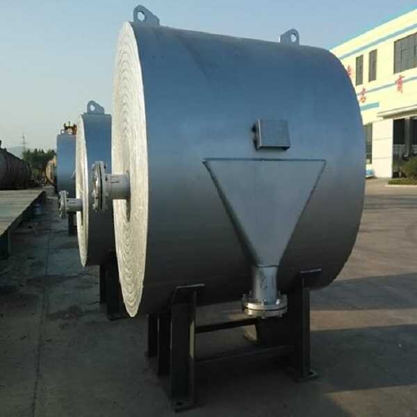 Non-detachable spiral heat exchanger 20m2, AISI 304