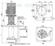 Вертикальный центробежный насос IM 155 PVDF