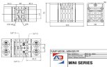 Pompe à membrane pneumatique MINI005-P-NT-P-Y