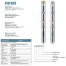 Скважинный насос 6SS25/20, Outlet: 4 дюйма, 18,5kW, 380V