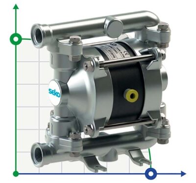 Пневматический мембранный насос SEKO Duotek AF18 AISI316