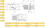12 РВО-M vacuum pump with oil lubrication