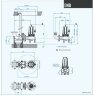 Tauchpumpe Dreno DNB-EX 65-2/220 T mit S-förmigem zweikanaligem Laufrad